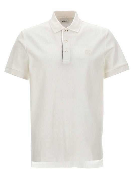 White Cotton Polo Shirt