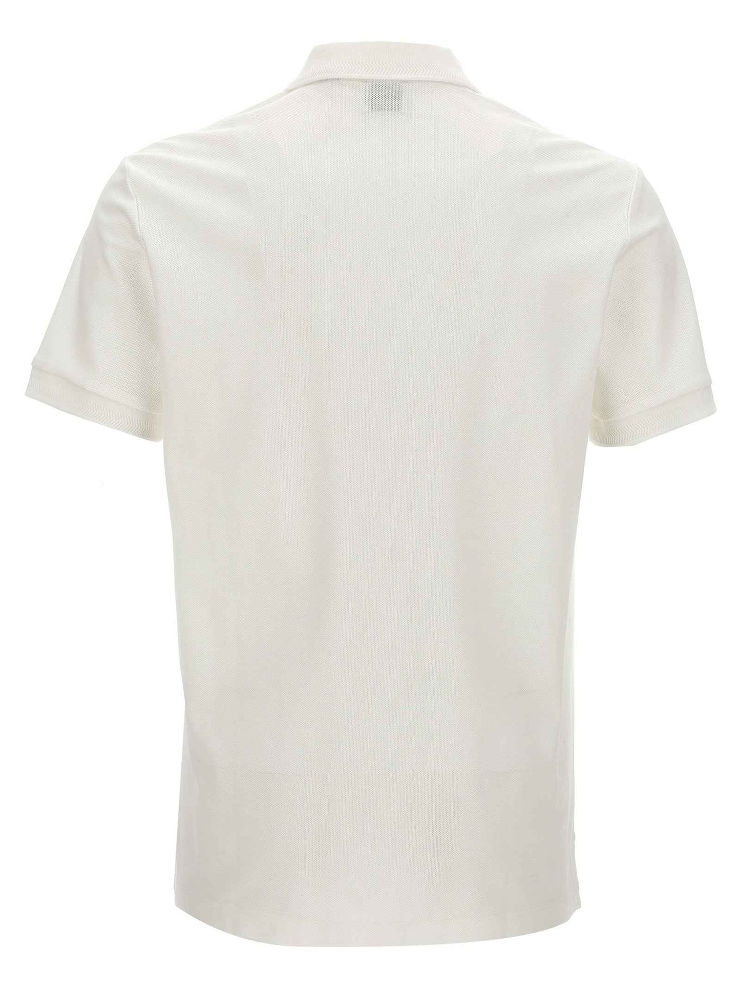 White Cotton Polo Shirt