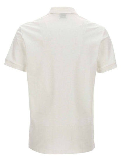 White Cotton Polo Shirt