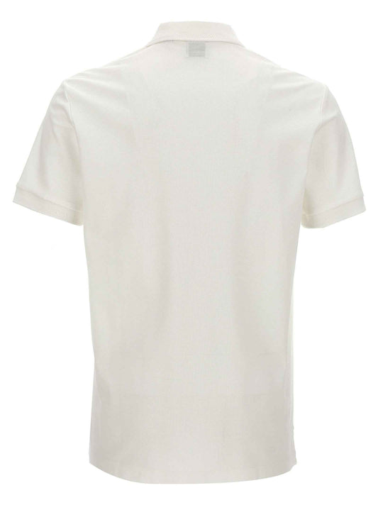 White Cotton Polo Shirt