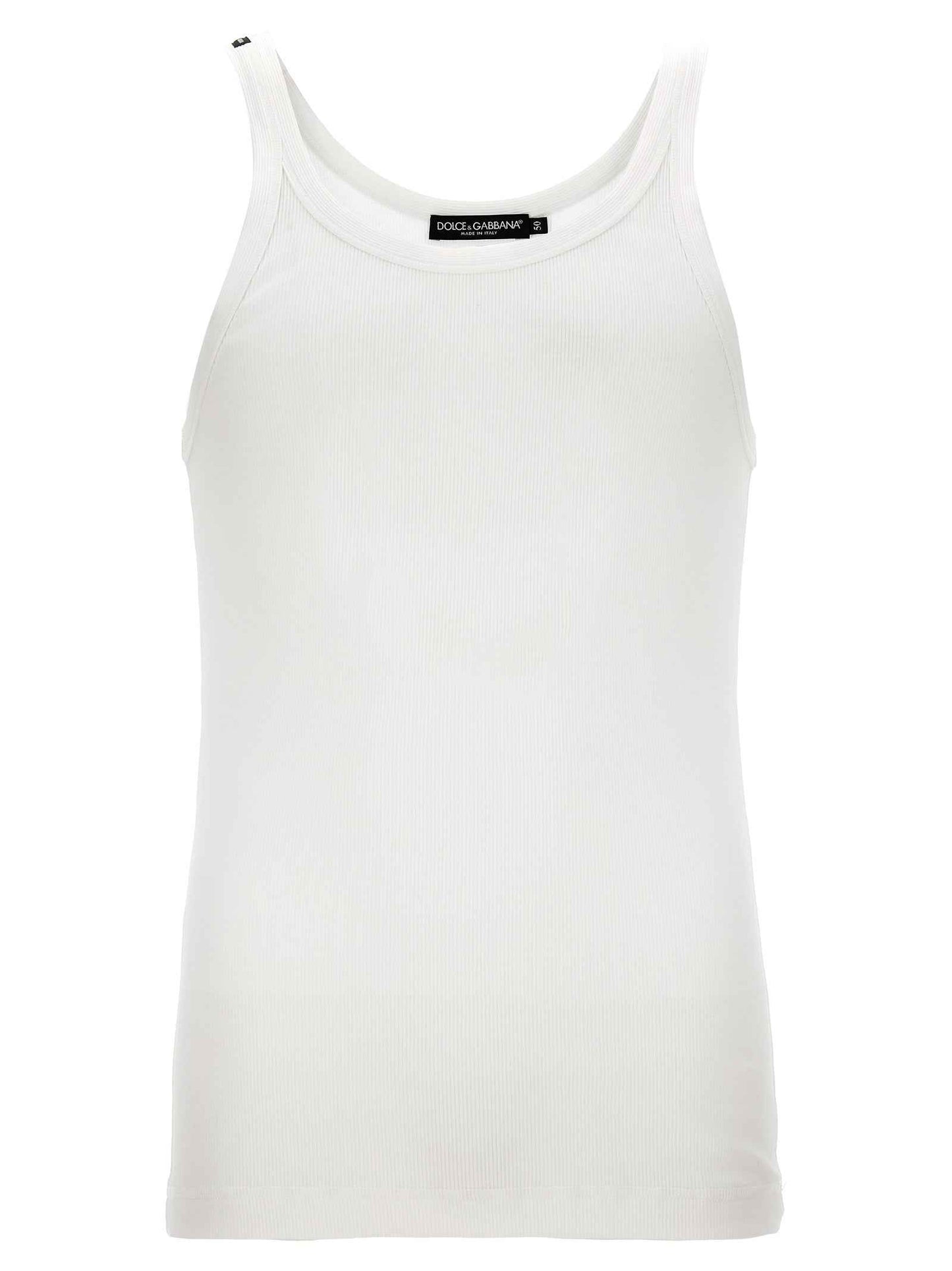 White Cotton Tank Tops