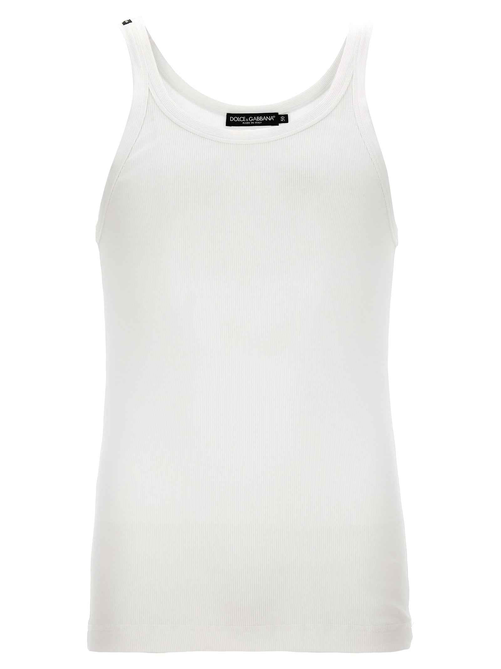 White Cotton Tank Tops