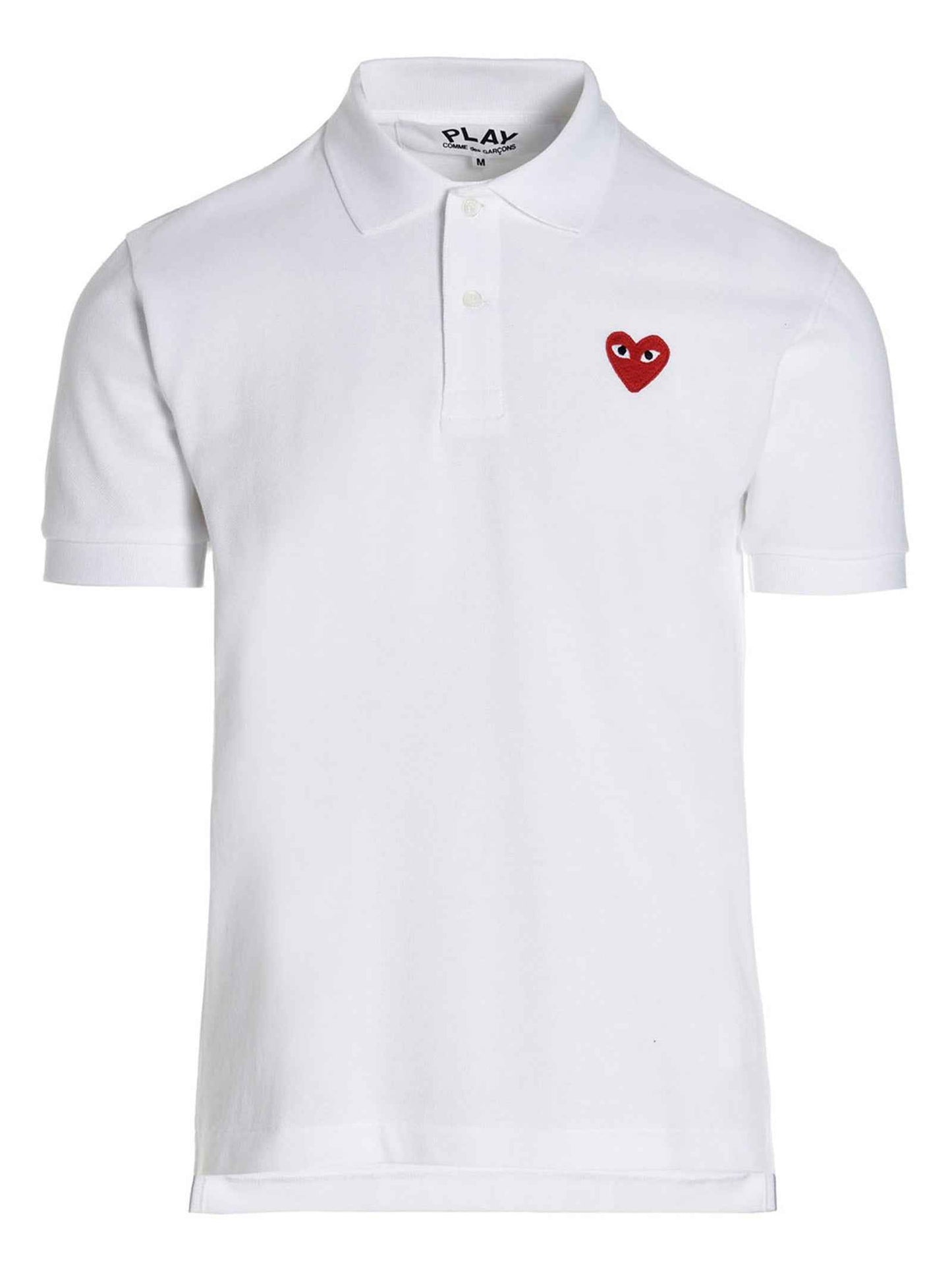 White Cotton Polo Shirt
