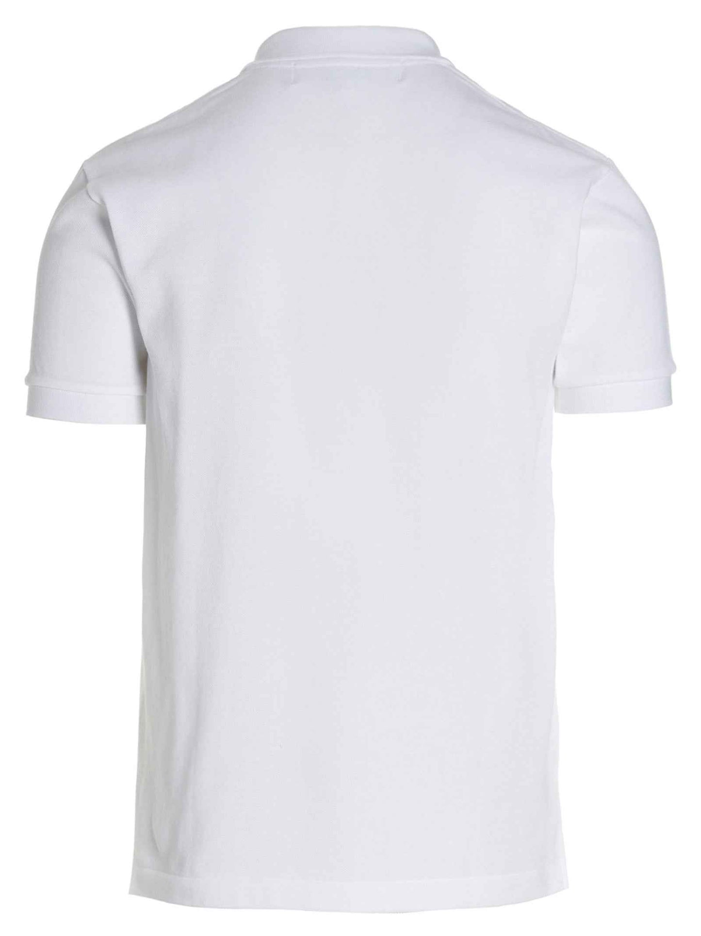 White Cotton Polo Shirt