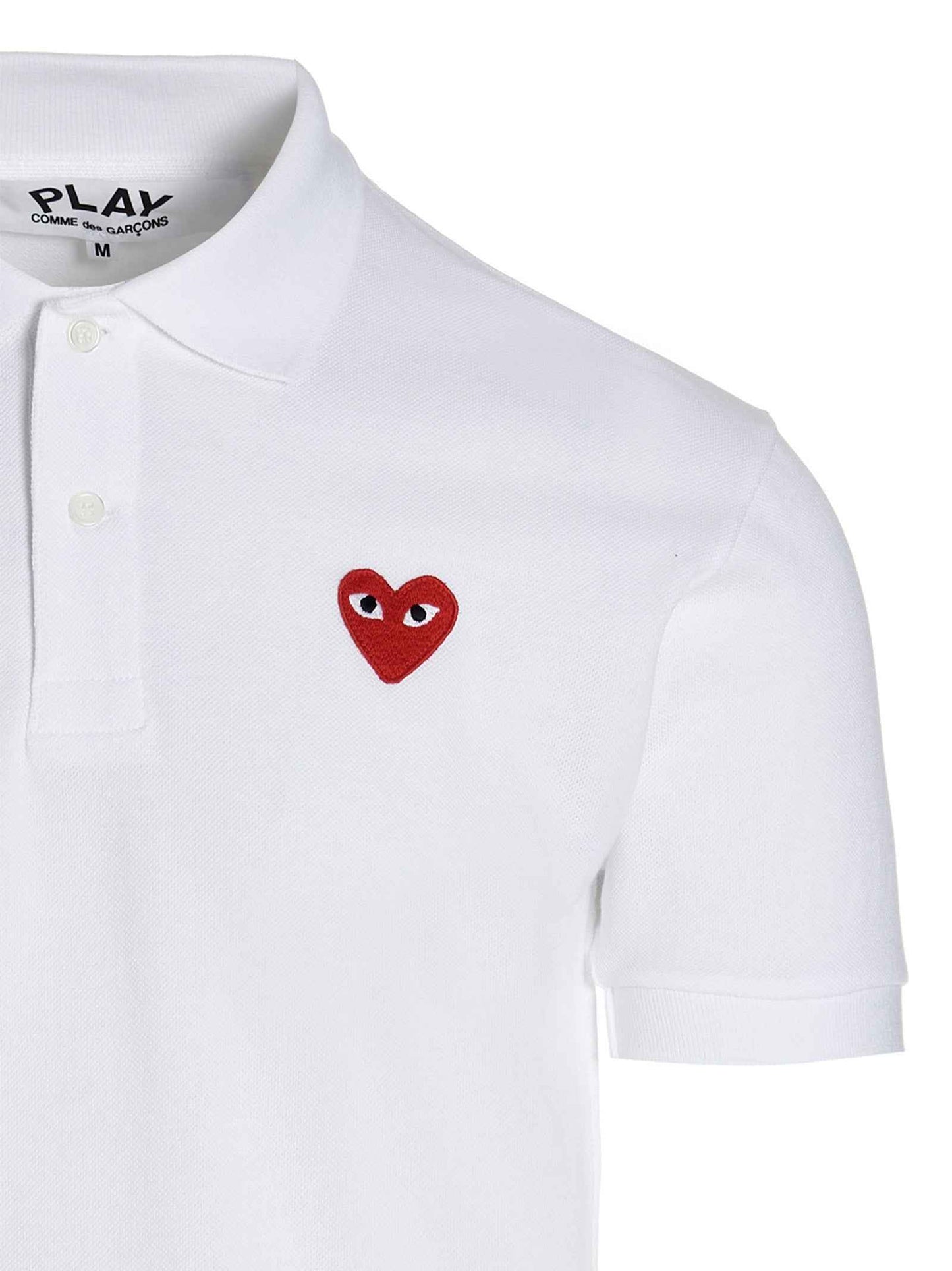 White Cotton Polo Shirt