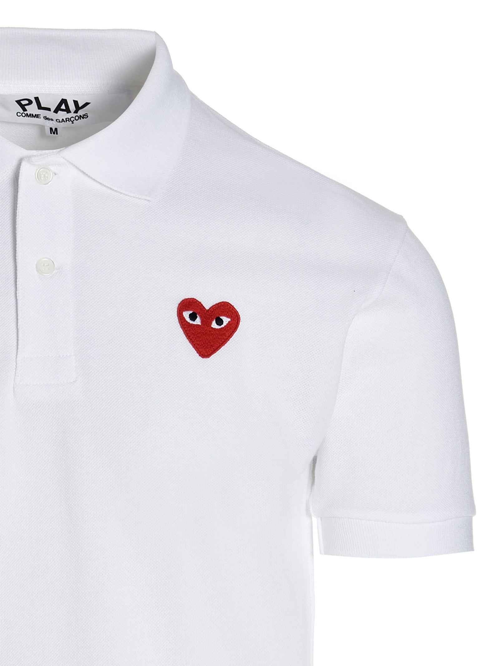 White Cotton Polo Shirt