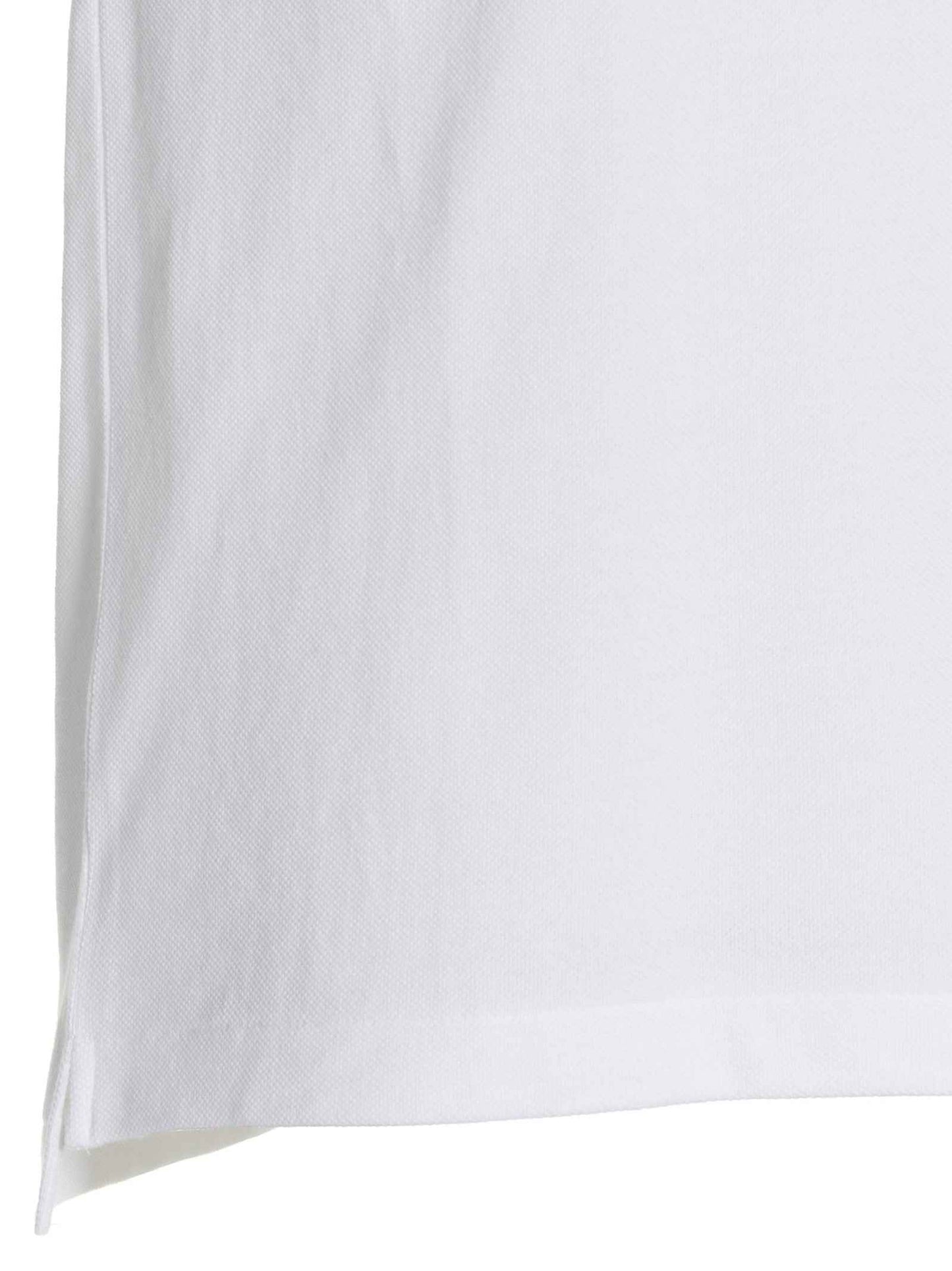 White Cotton Polo Shirt