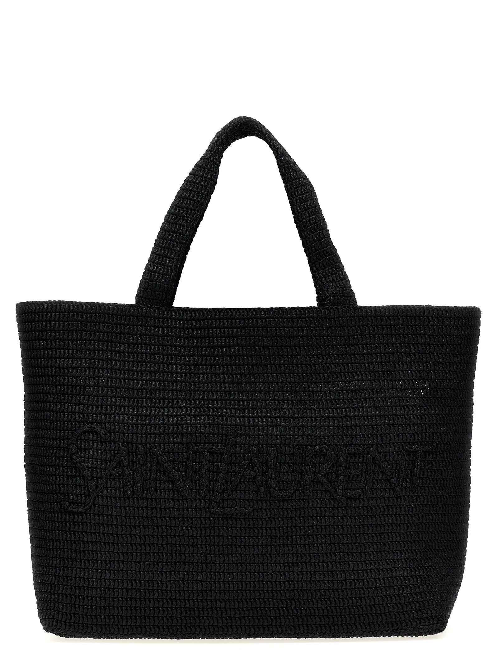 Black Viscose Tote Bag