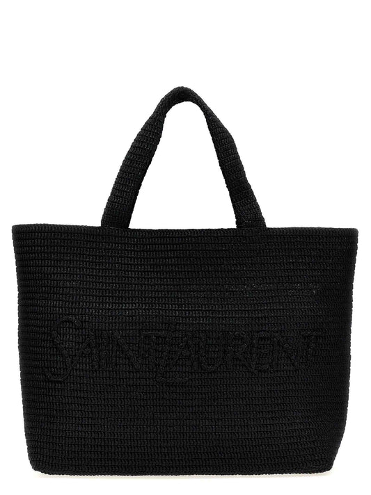 Black Viscose Tote Bag