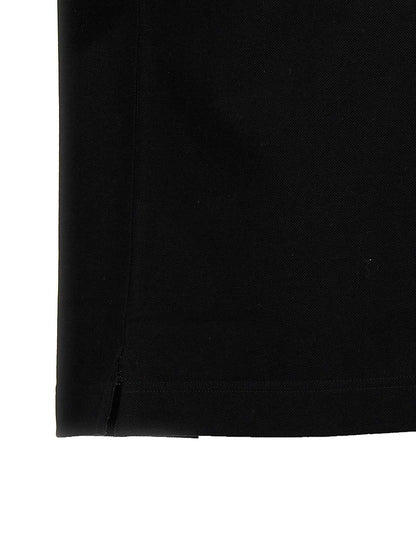 Black Cotton Polo Shirt