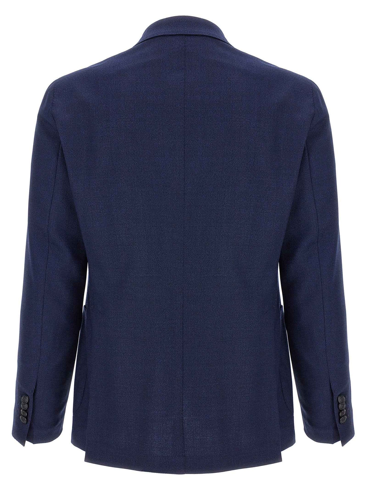 Blue Virgin Wool Blazer
