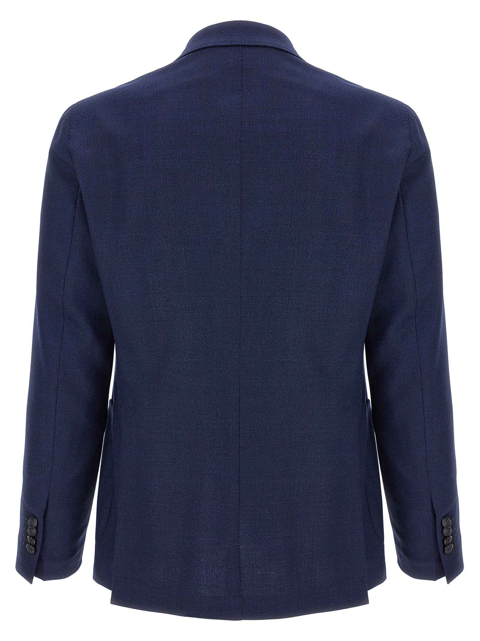 Blue Virgin Wool Blazer