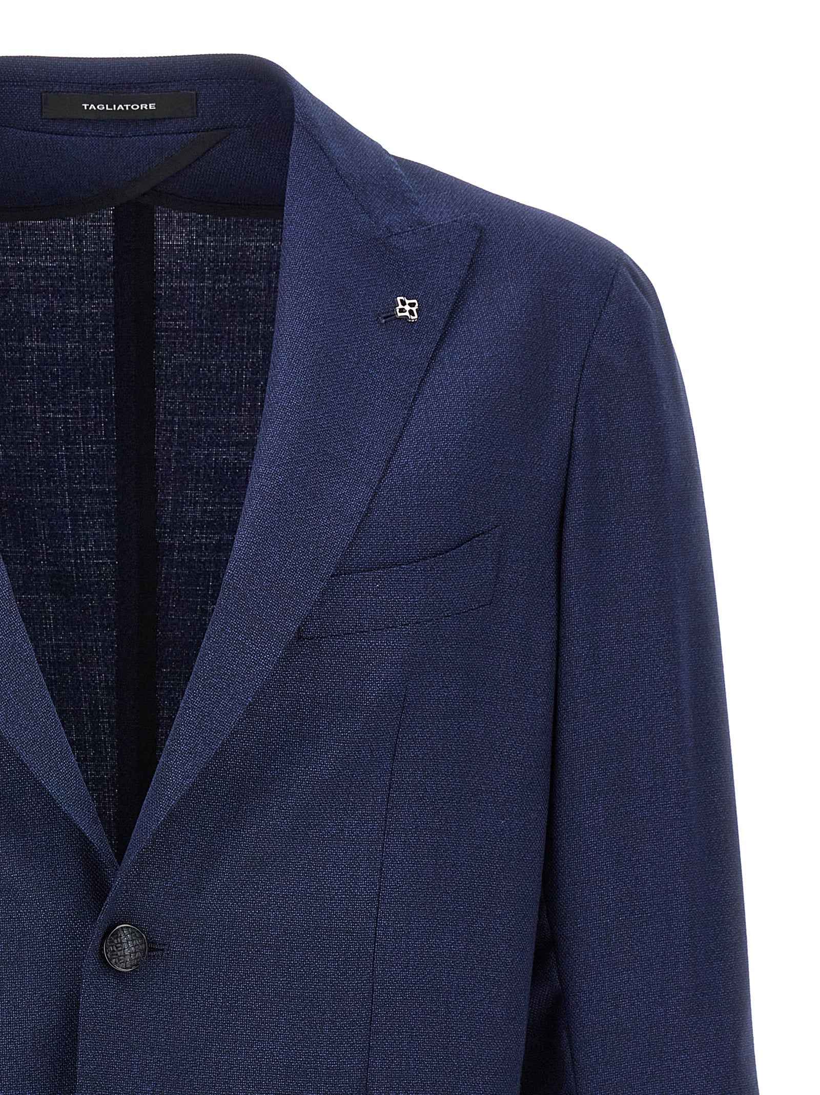 Blue Virgin Wool Blazer