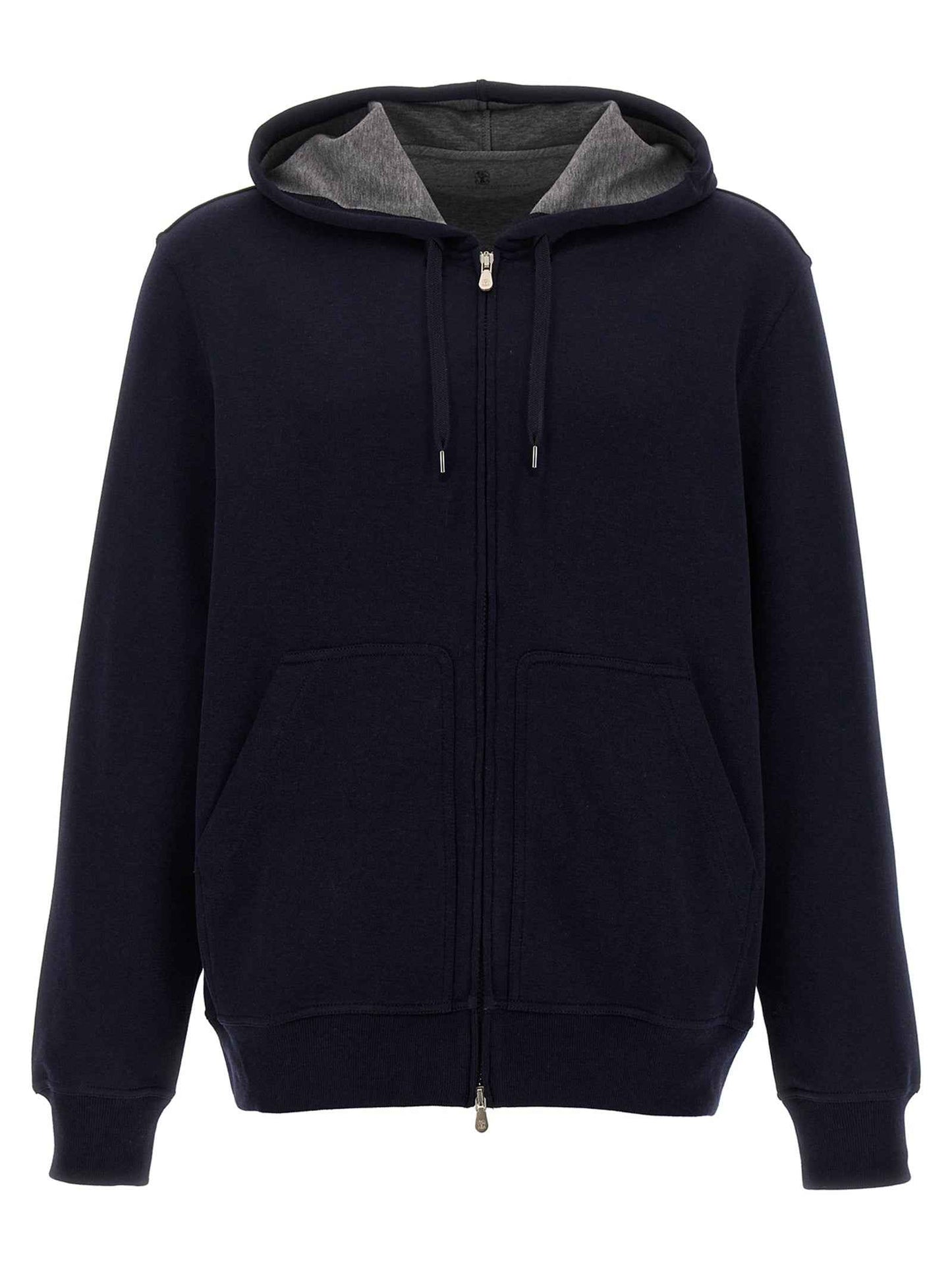 Blue Cotton Sweatshirt