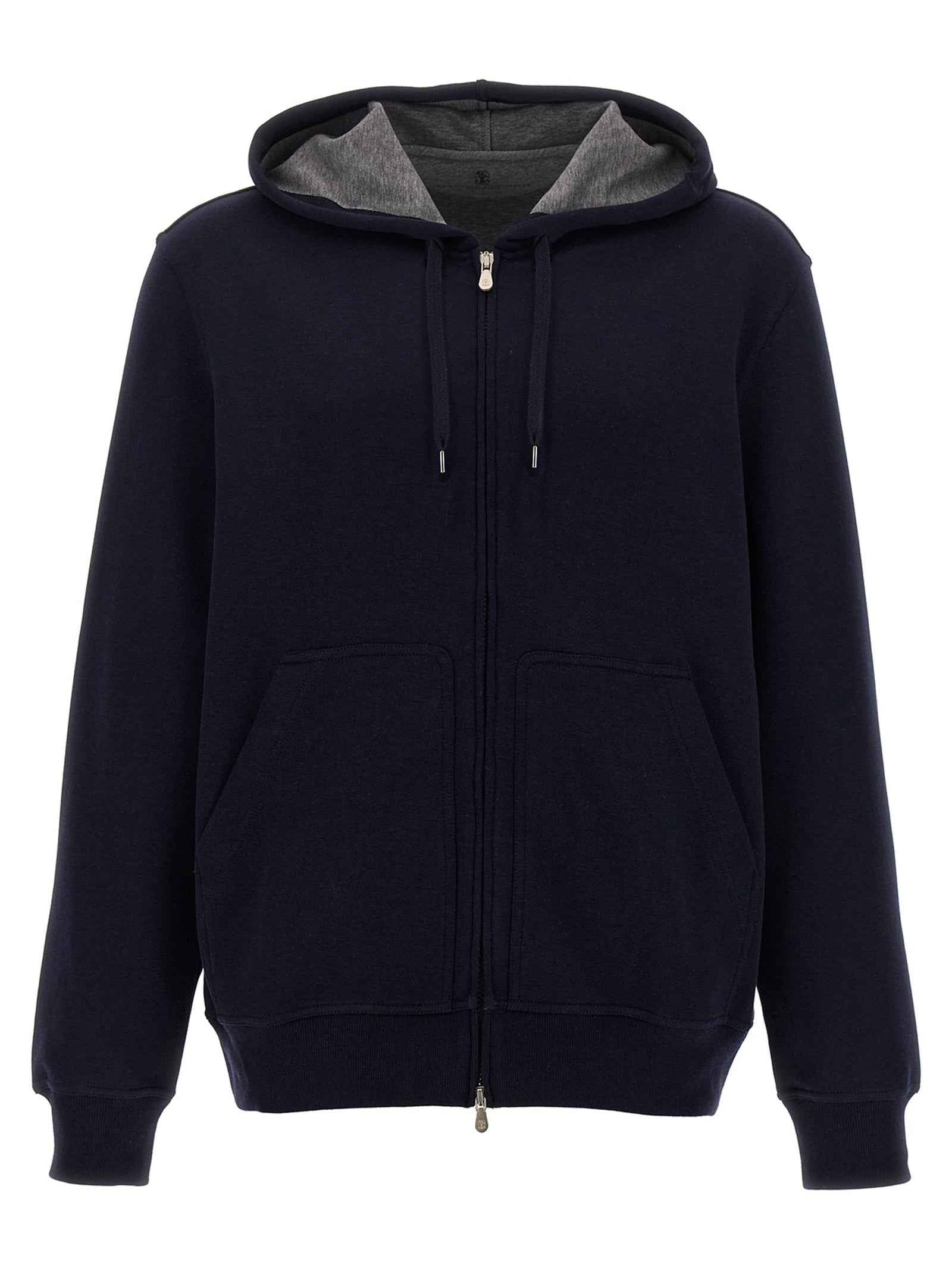 Blue Cotton Sweatshirt