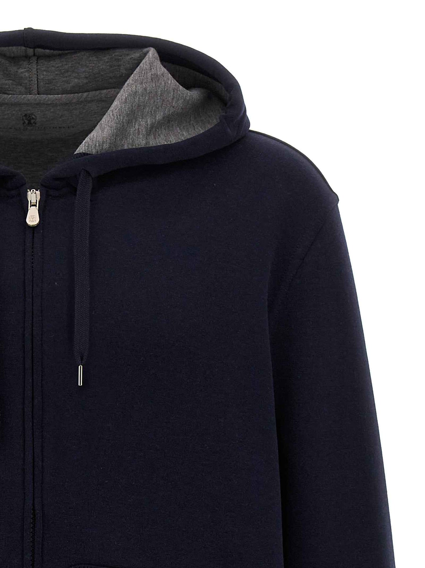 Blue Cotton Sweatshirt