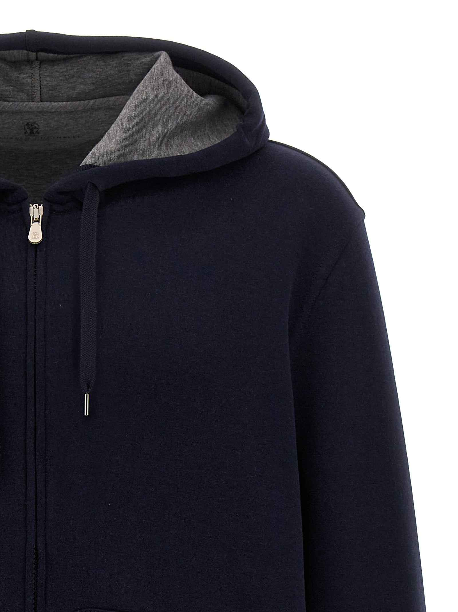 Blue Cotton Sweatshirt