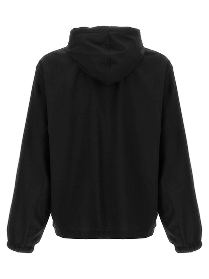 Black Virgin Wool Sweatshirt