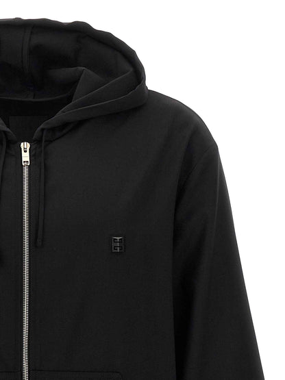 Black Virgin Wool Sweatshirt