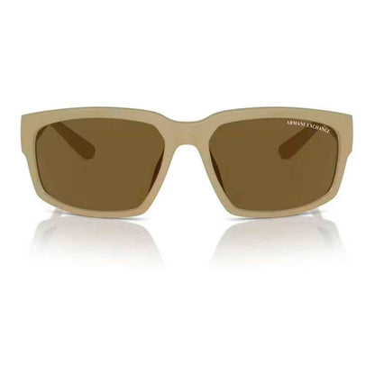 Beige Injected Sunglasses