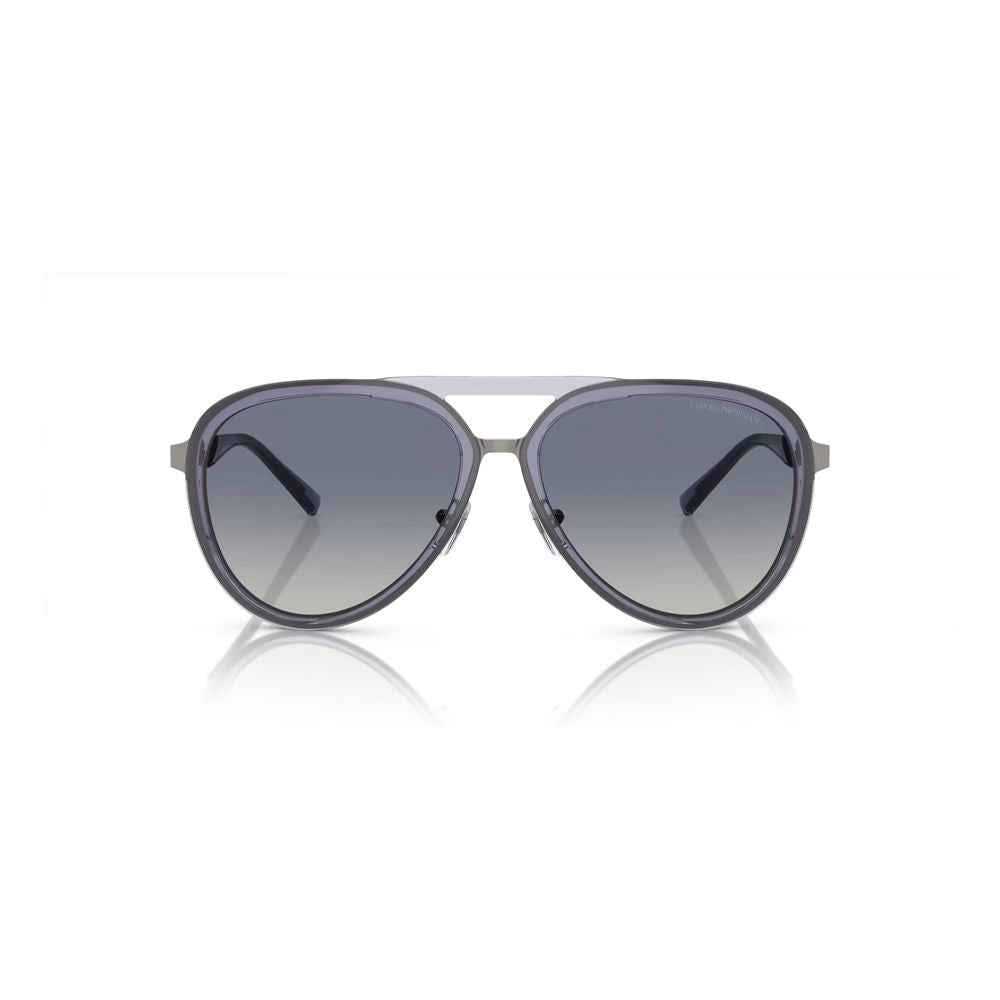 Blue Metal Sunglasses