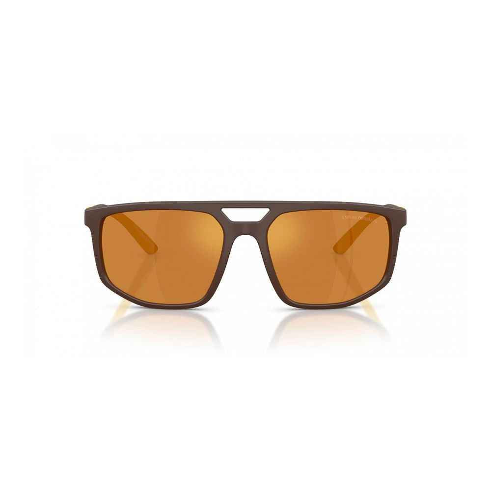 Brown Injected Sunglasses