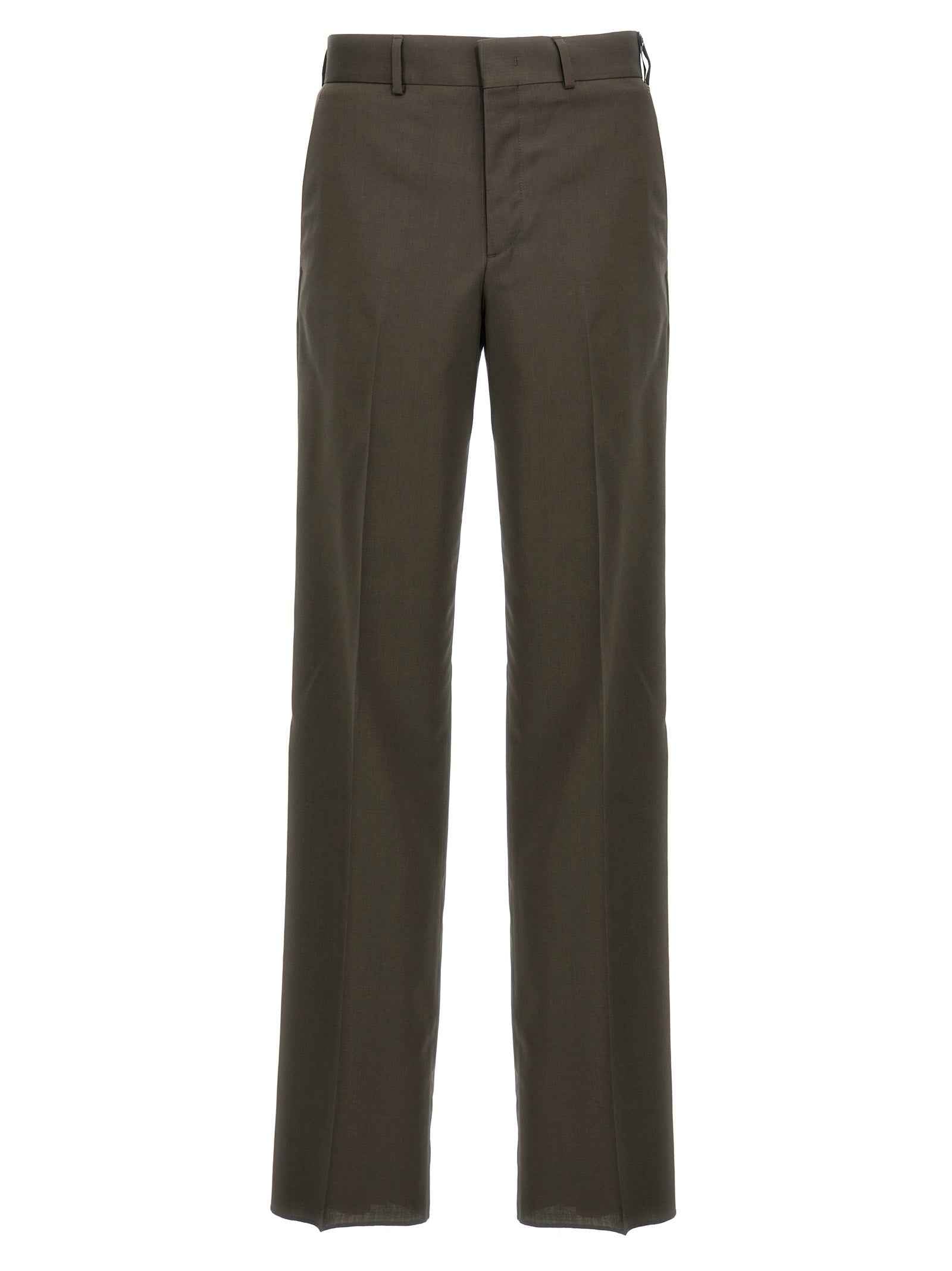 Bicolor Wool Dress Pants