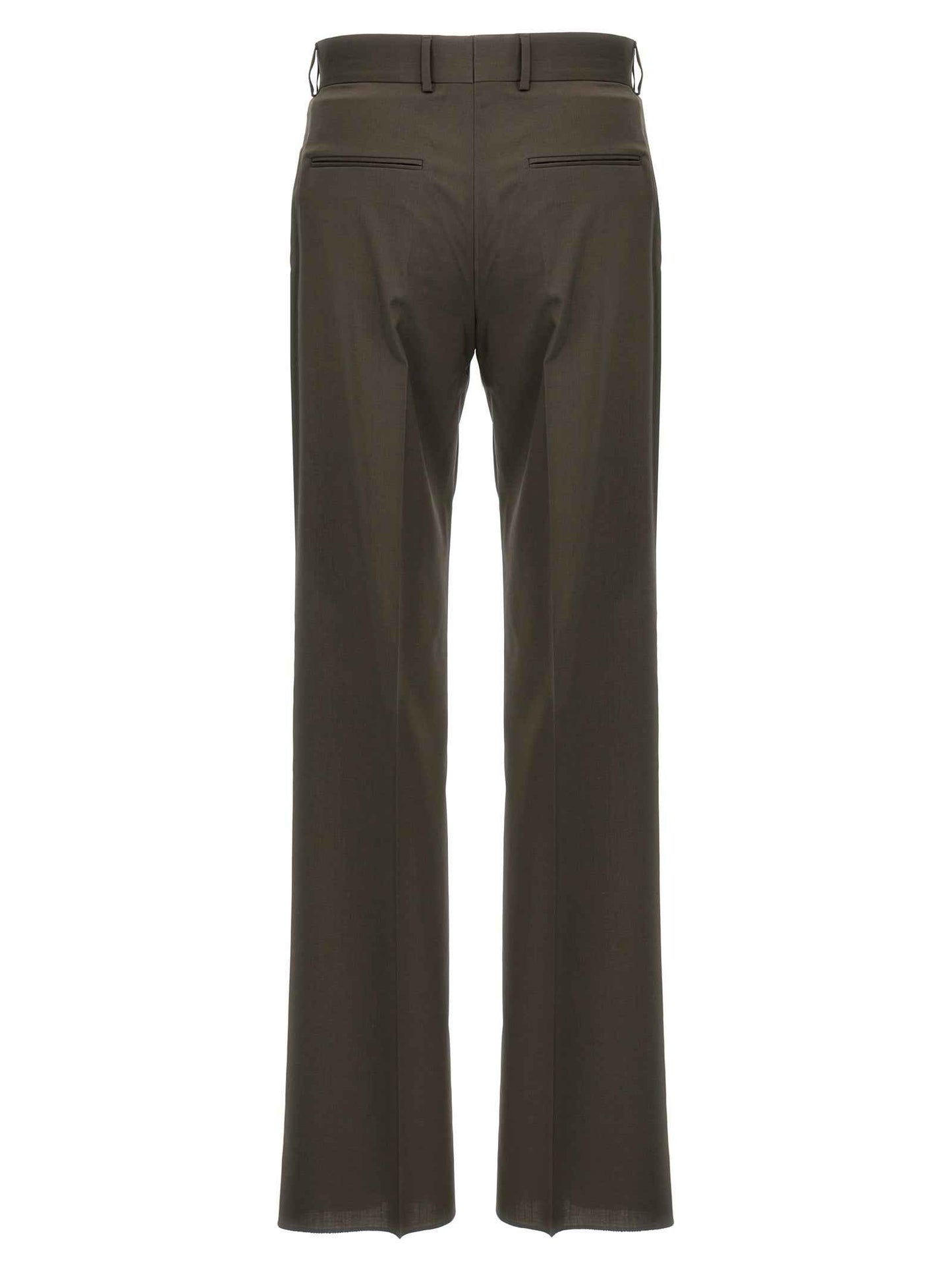 Bicolor Wool Dress Pants
