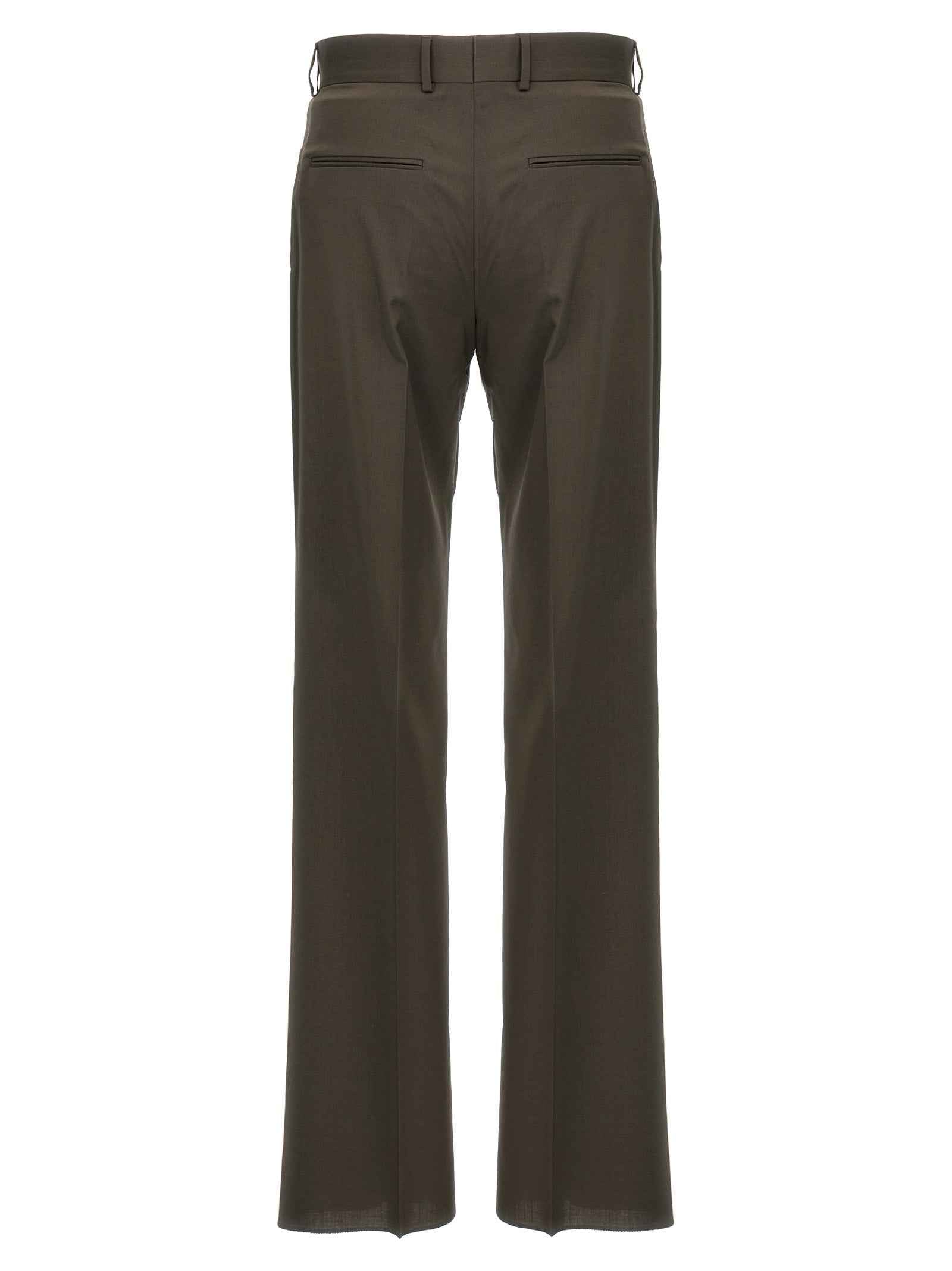 Bicolor Wool Dress Pants