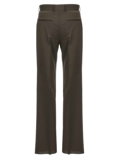 Bicolor Wool Dress Pants