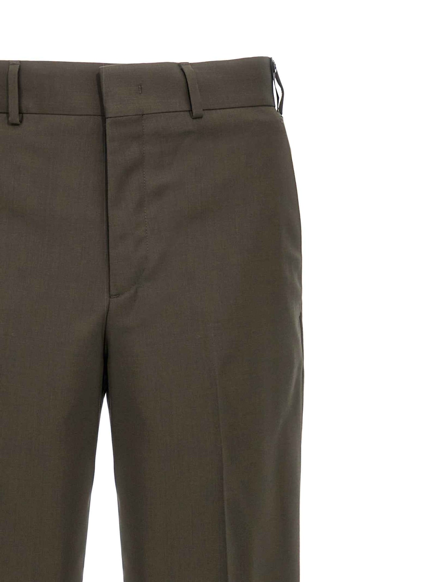 Bicolor Wool Dress Pants