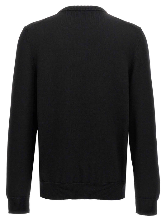Black Virgin Wool Cardigan