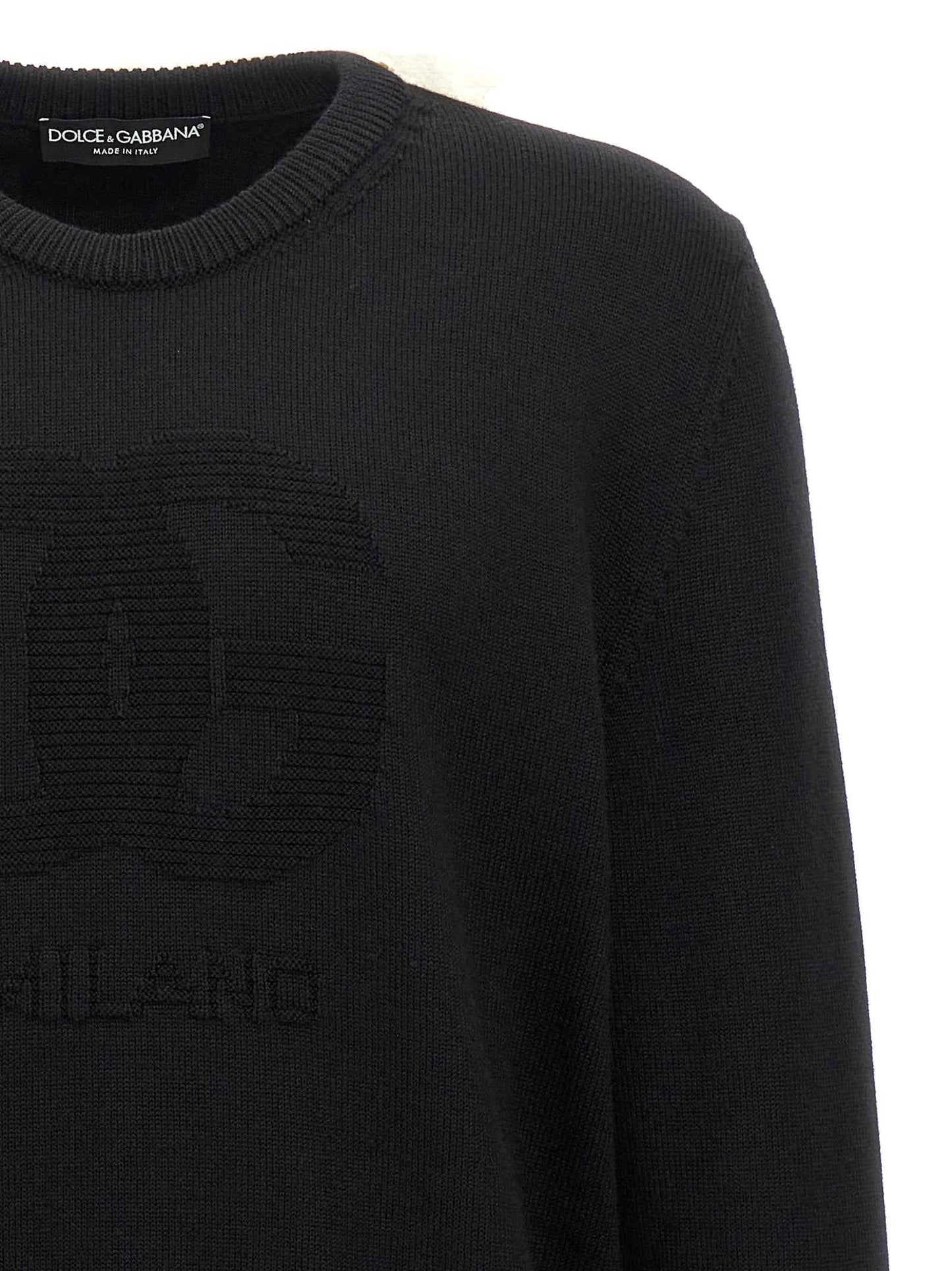Black Virgin Wool Cardigan