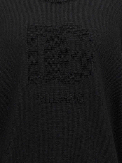 Black Virgin Wool Cardigan