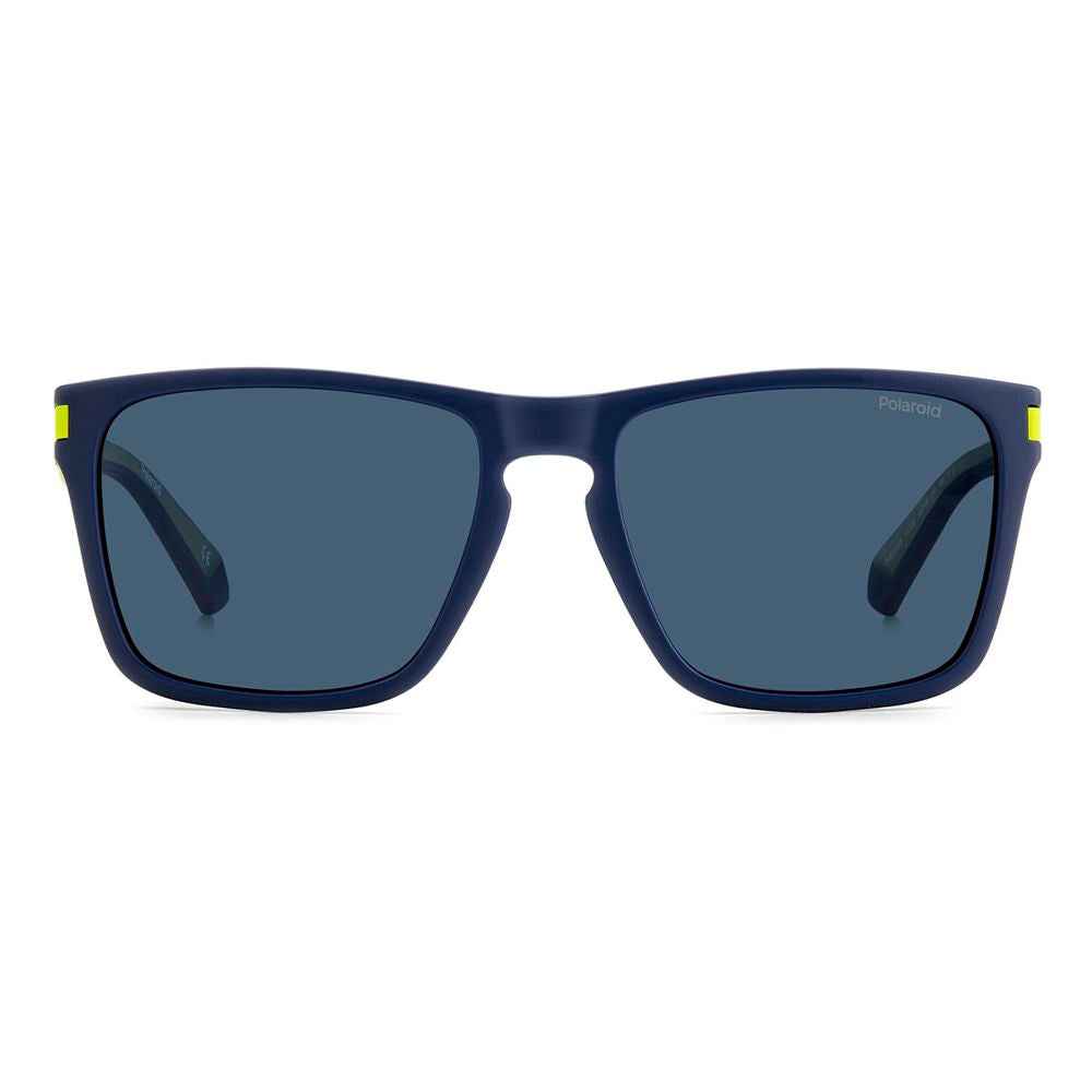 Blue Polycarbonate Sunglasses