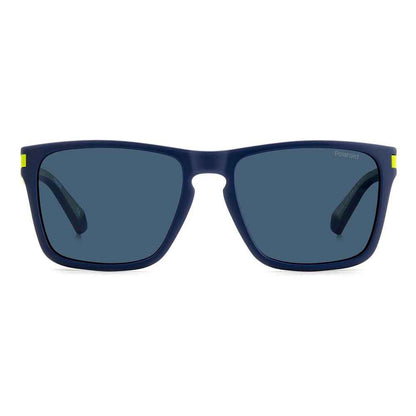 Blue Polycarbonate Sunglasses
