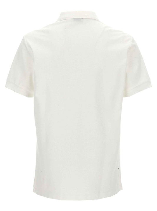 White Cotton Polo Shirt