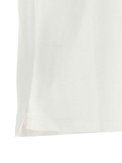 White Cotton Polo Shirt