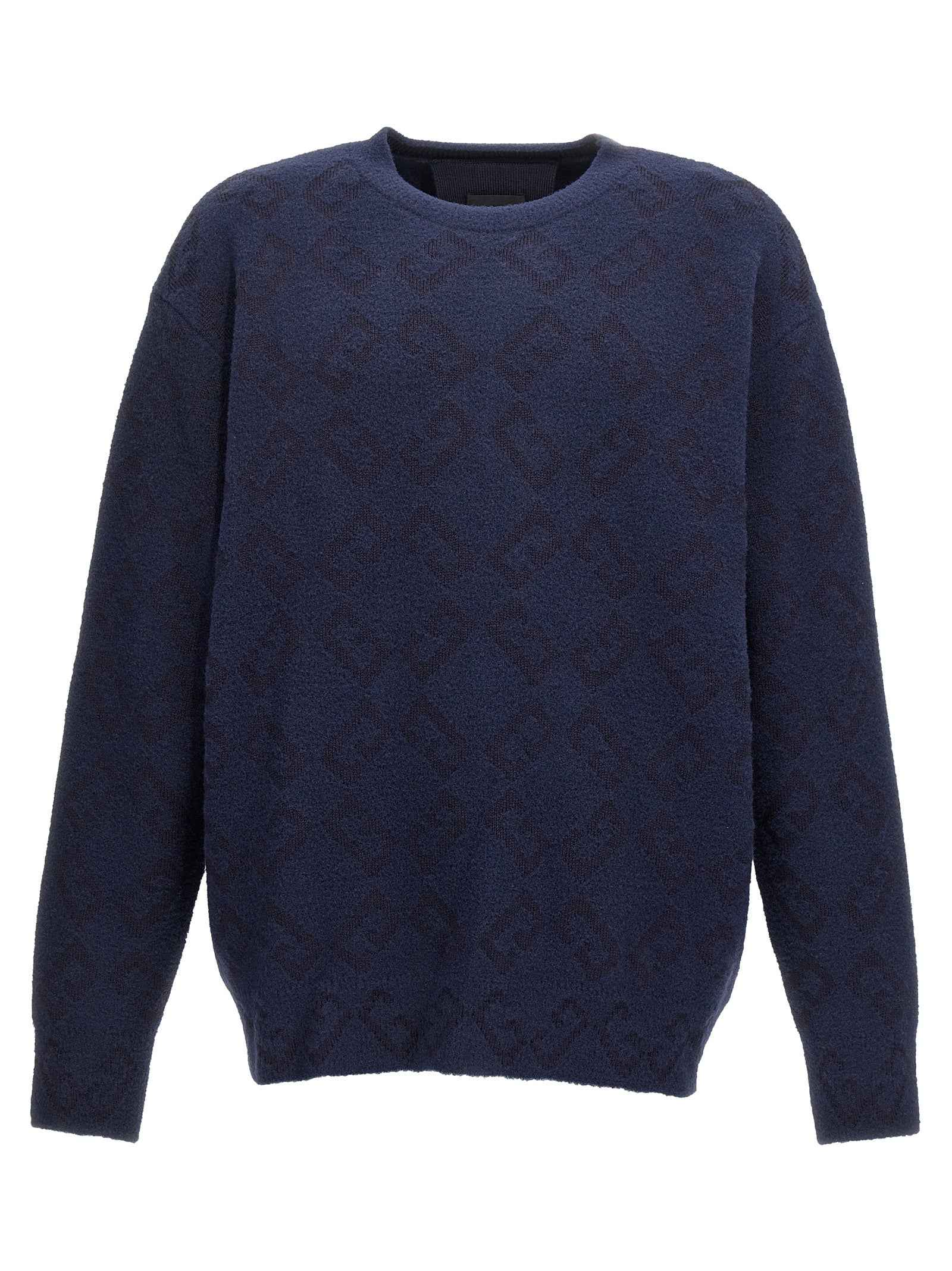 Blue Wool Cardigan
