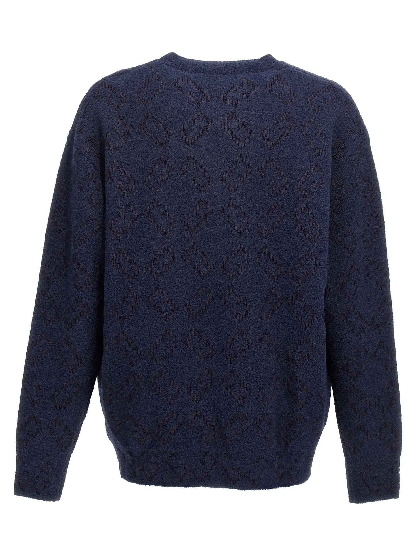 Blue Wool Cardigan