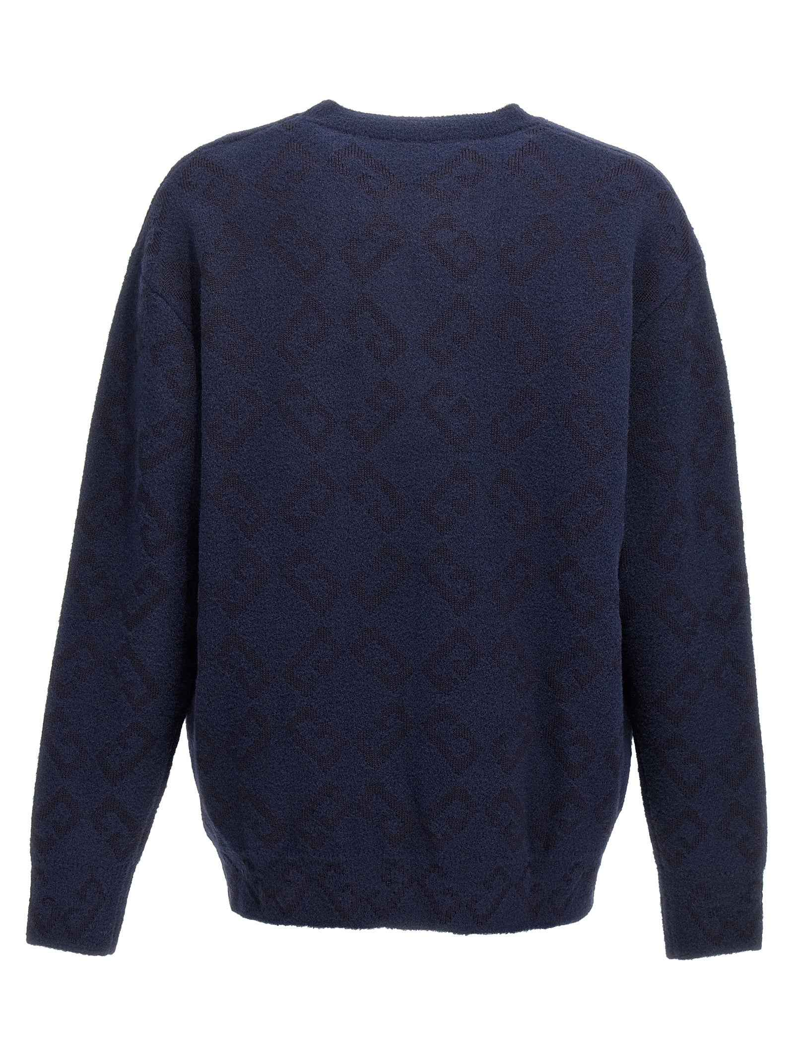 Blue Wool Cardigan