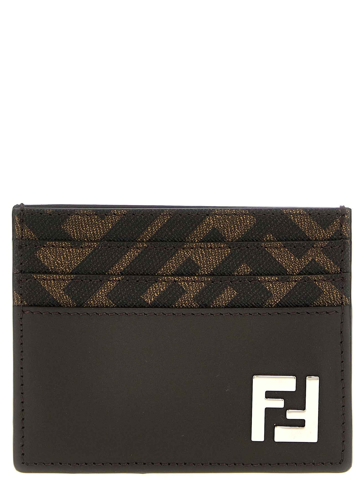 Brown Calf Leather Bos Taurus Cardholder