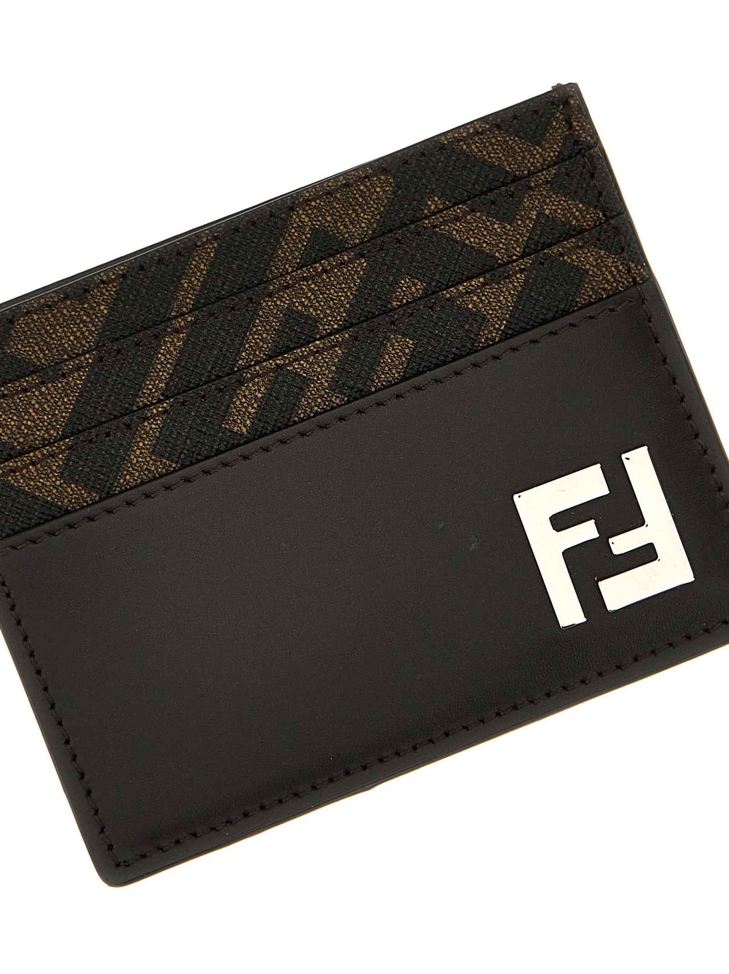 Brown Calf Leather Bos Taurus Cardholder