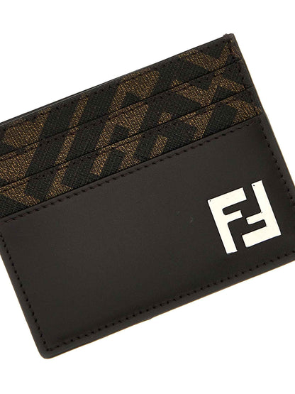 Brown Calf Leather Bos Taurus Cardholder
