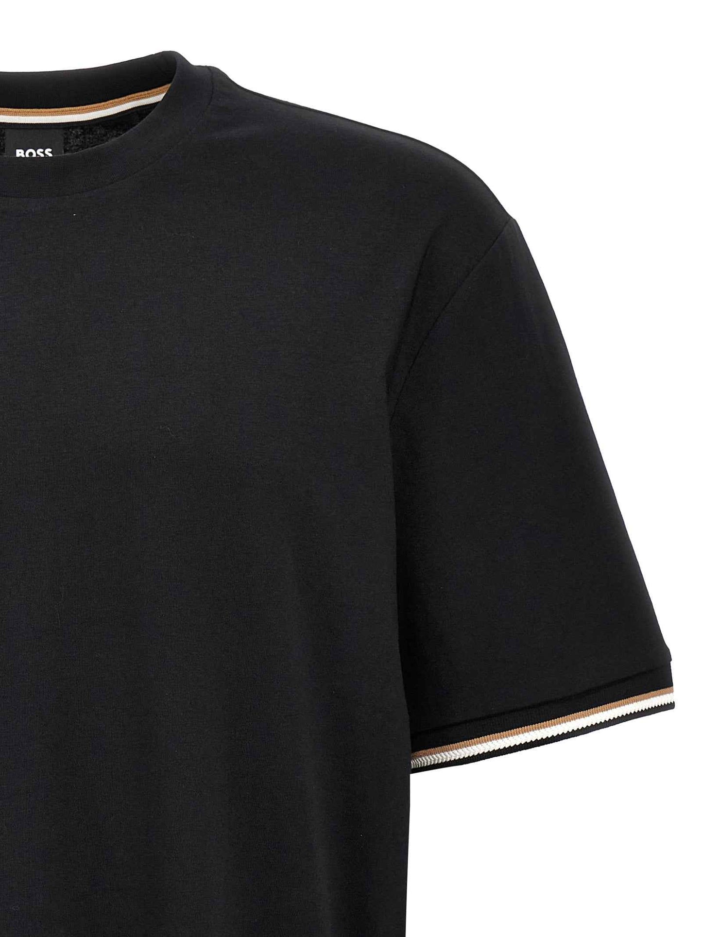 Black Cotton T-Shirt