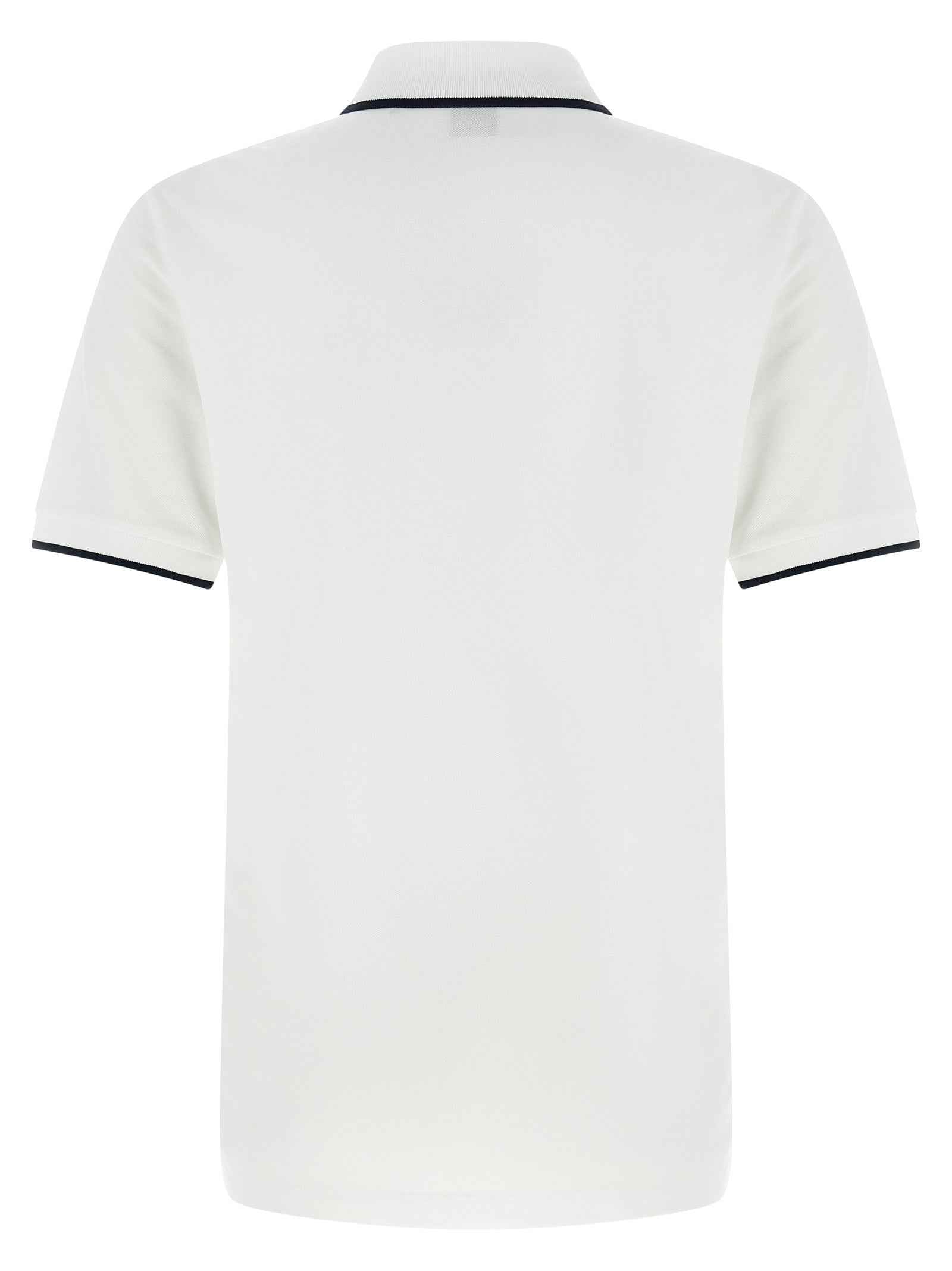 White Cotton Polo Shirt