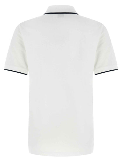 White Cotton Polo Shirt