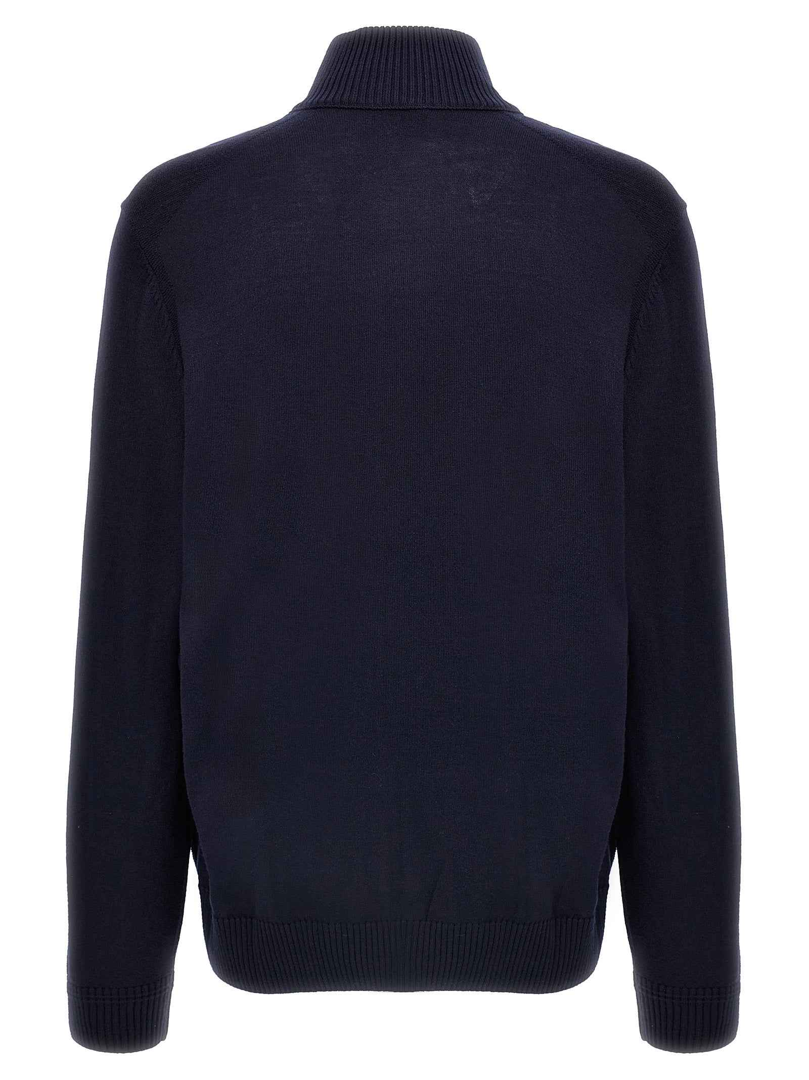 Blue Wool Cardigan