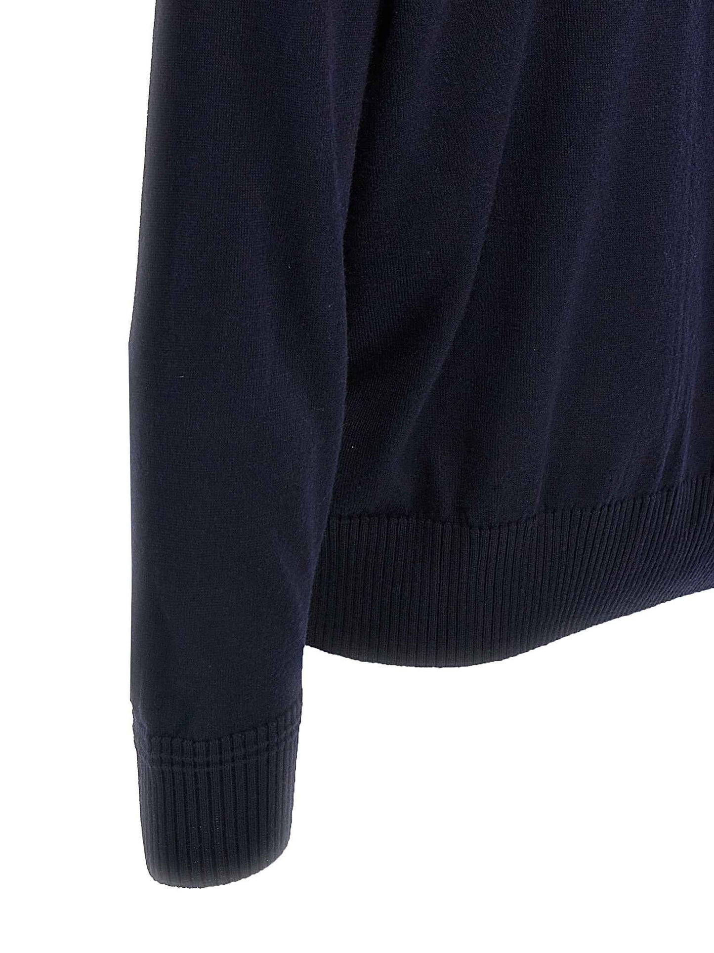 Blue Wool Cardigan