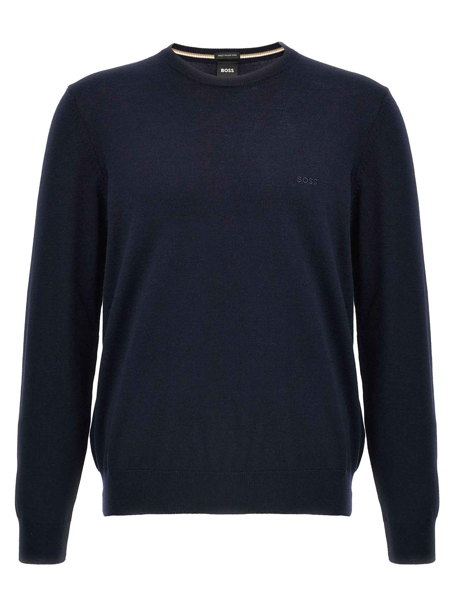 Blue Virgin Wool Cardigan